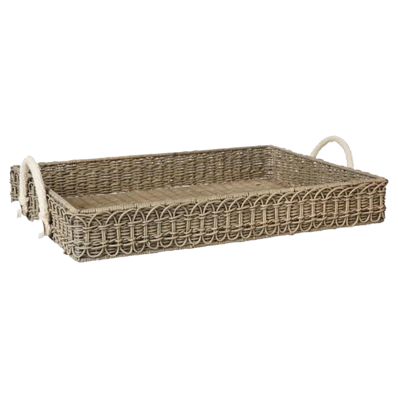Waveney Wicker Rectangular Tray