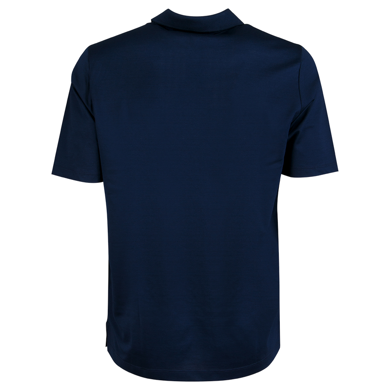 Knitted Polo Solid Navy