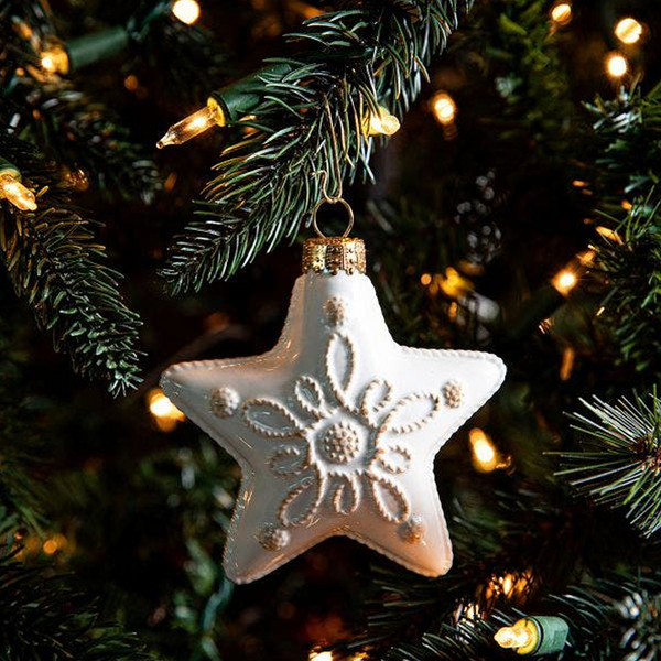 Berry & Thread Ceramic Star Ornament