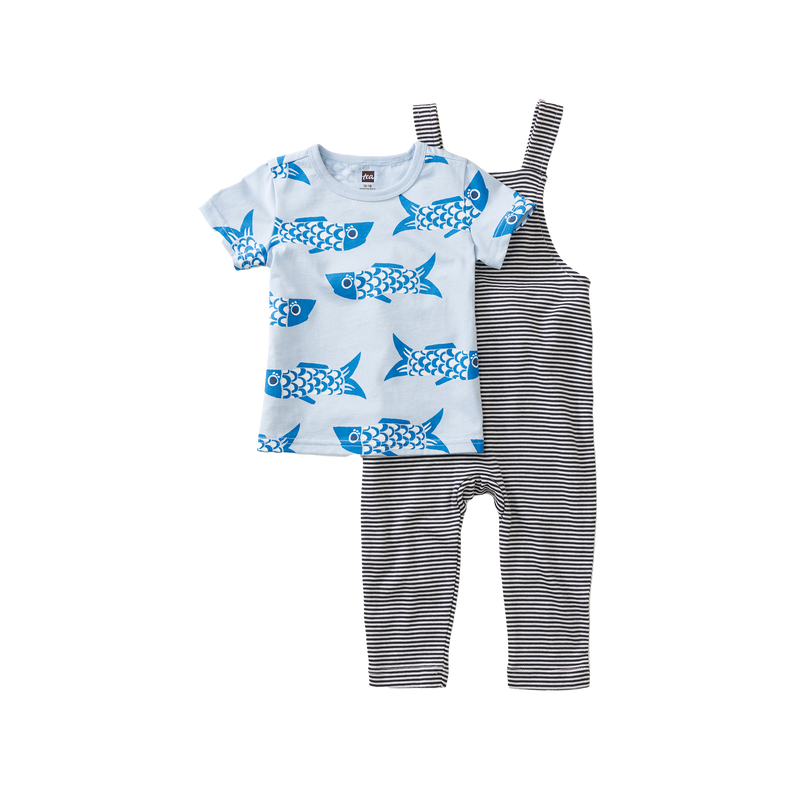 Overalls & Top Baby Set