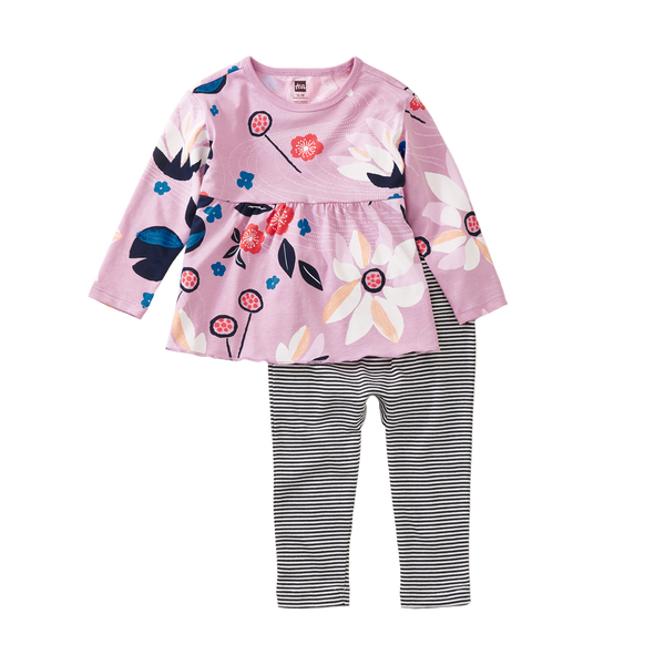 Peplum Top & Pants Baby Set