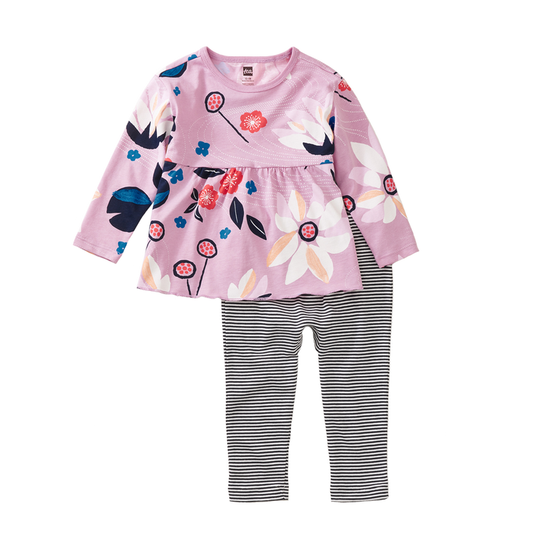 Peplum Top & Pants Baby Set