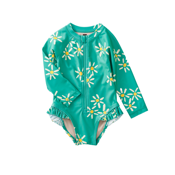 Rash Guard Ruffle Baby Swimsuit