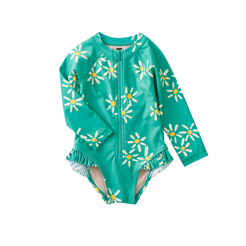 Rash Guard Ruffle Baby Swimsuit