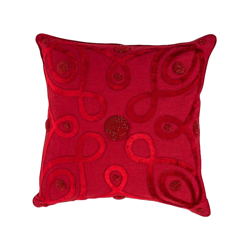 Berry & Thread Ruby 22" Sq Pillow