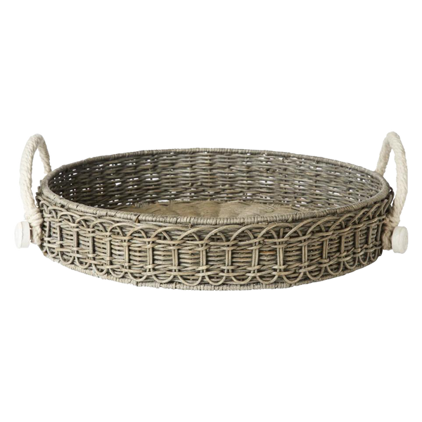Waveney Wicker Round Tray