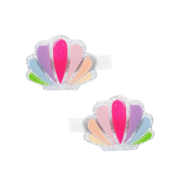 Seashell Pastels Alligator Clips