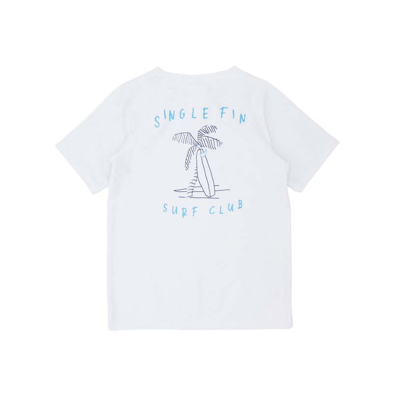 Single Fin S/S Baby Rash Top