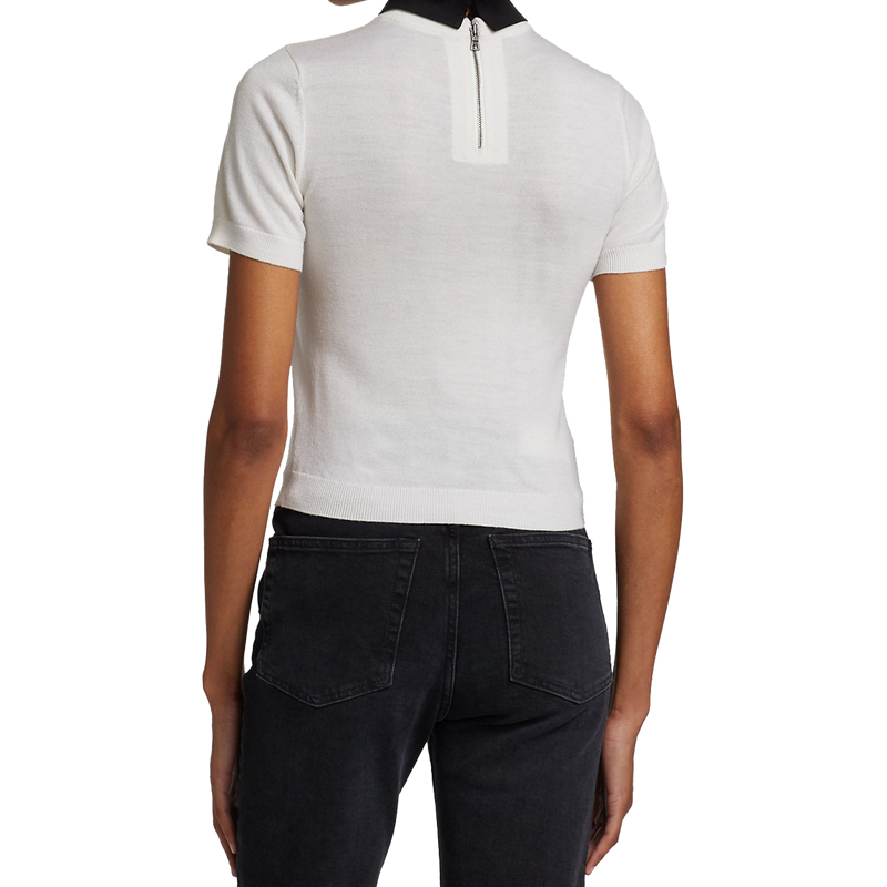 Linden Stace Face Short-Sleeve Sweater