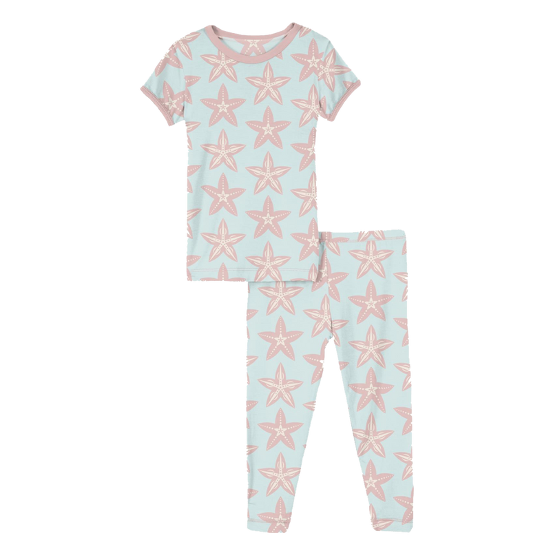 Print Short Sleeve Pajama Set