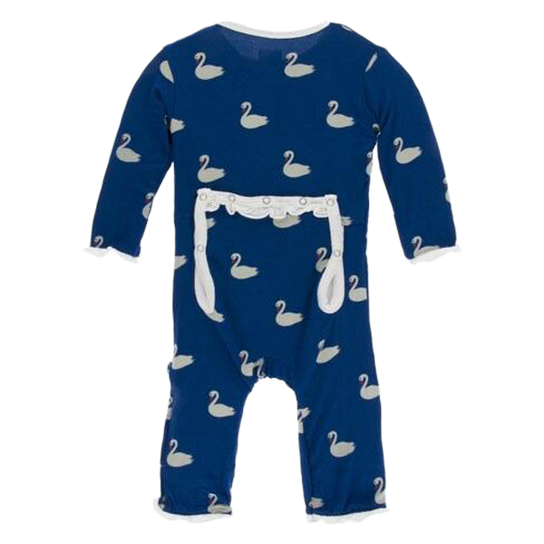 Ruffle Coverall with Snaps