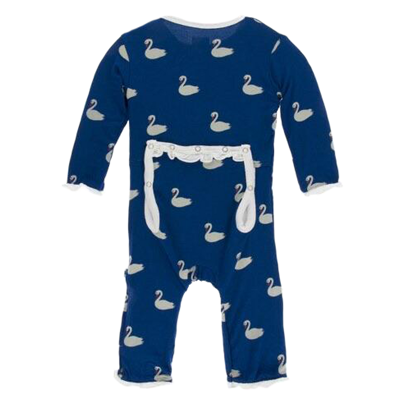Ruffle Coverall with Snaps