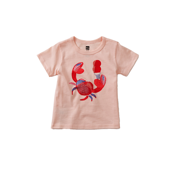 Beach Day Crab Baby Tee