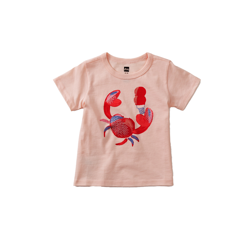 Beach Day Crab Baby Tee