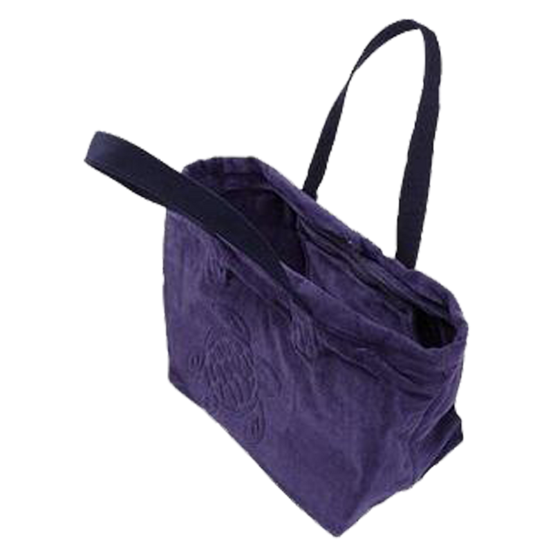 BIG TERRY CLOTH BEACH BAG JACQUARD SOLID