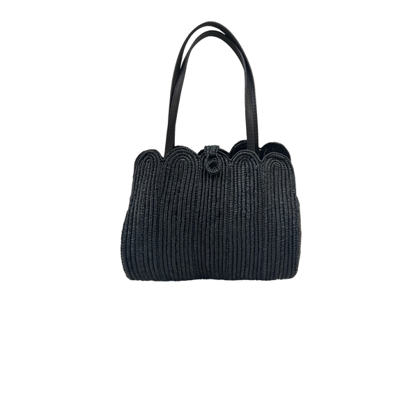 Tira Raffia Woven Tote