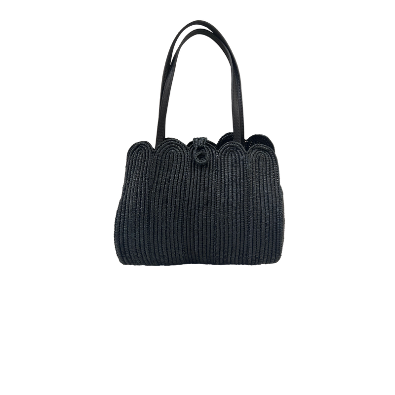 Tira Raffia Woven Tote