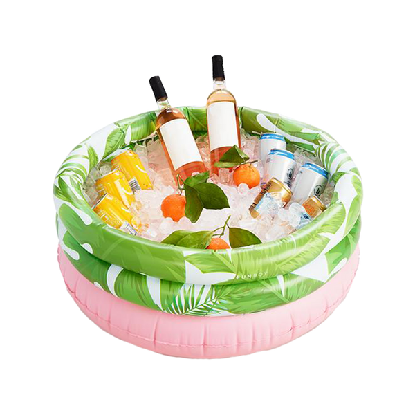 TROPICAL PALM POOL DRINK COOLER