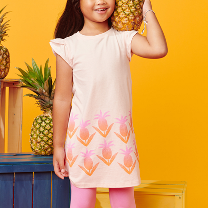 Tulip Sleeve Mini Dress