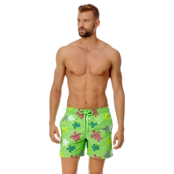 Turtle Print Swim Trunks