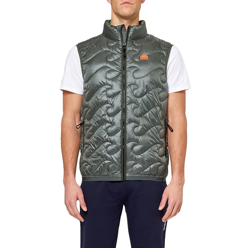 High-Neck Vest with Zip