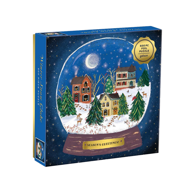 Winter Snow Globe Puzzle