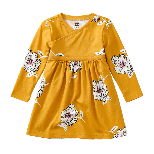 Wrap Neck Baby Dress